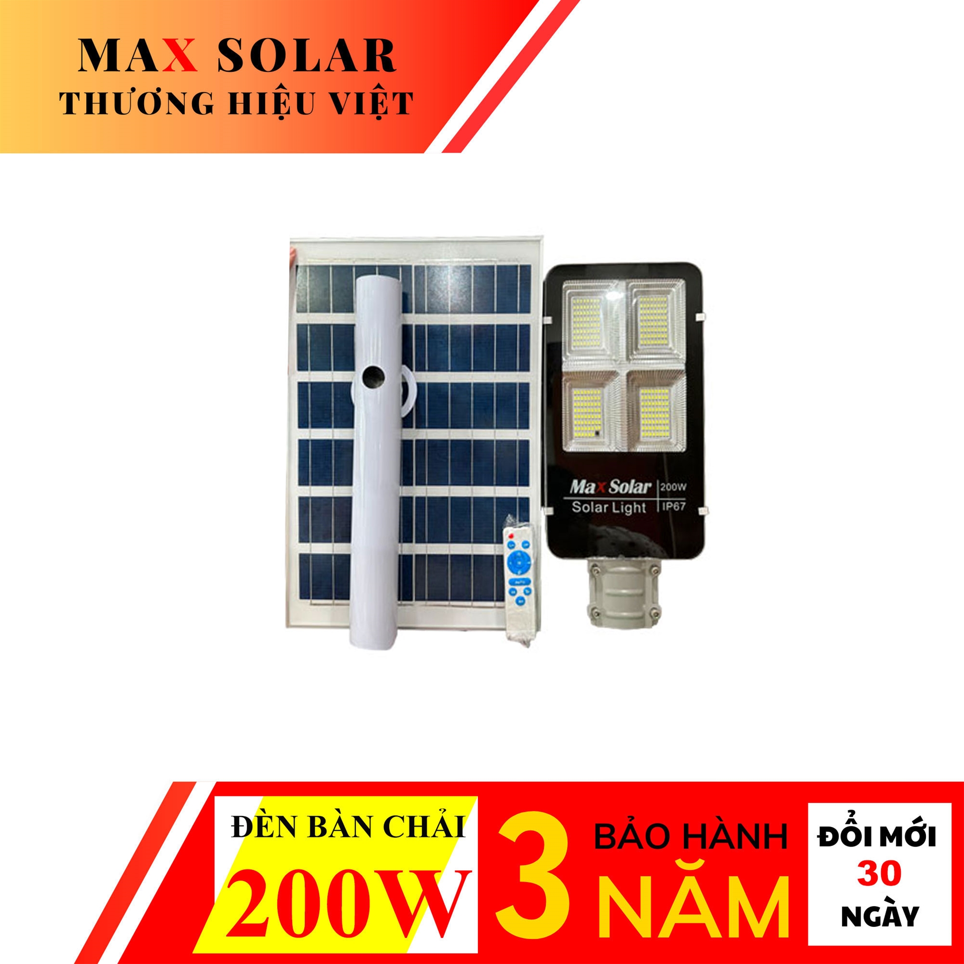 Đèn Đường 200w Max Solar