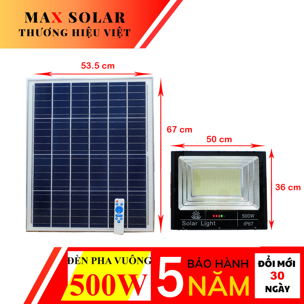 Đèn Pha 500w Max Solar