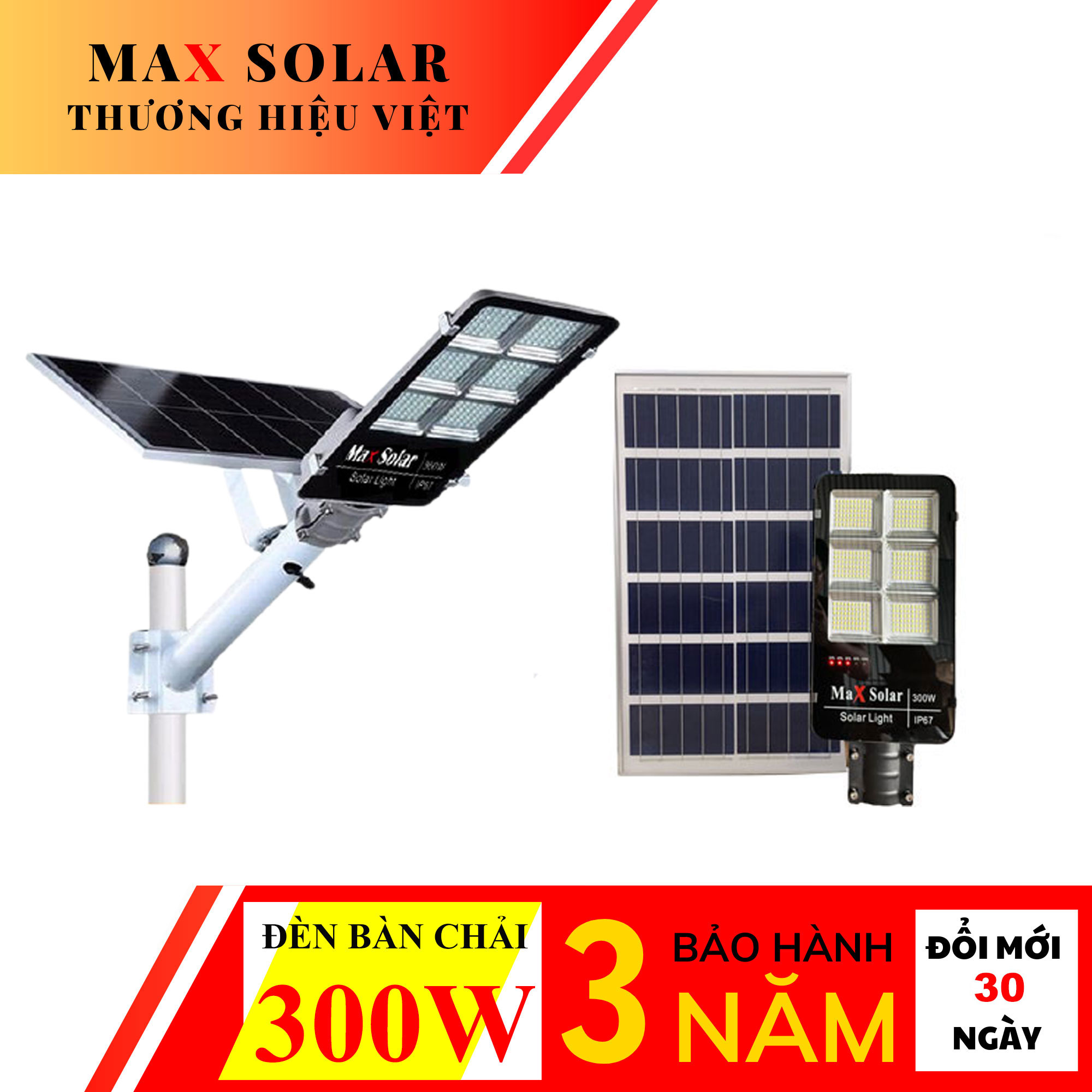 Đèn Đường 300w Max Solar